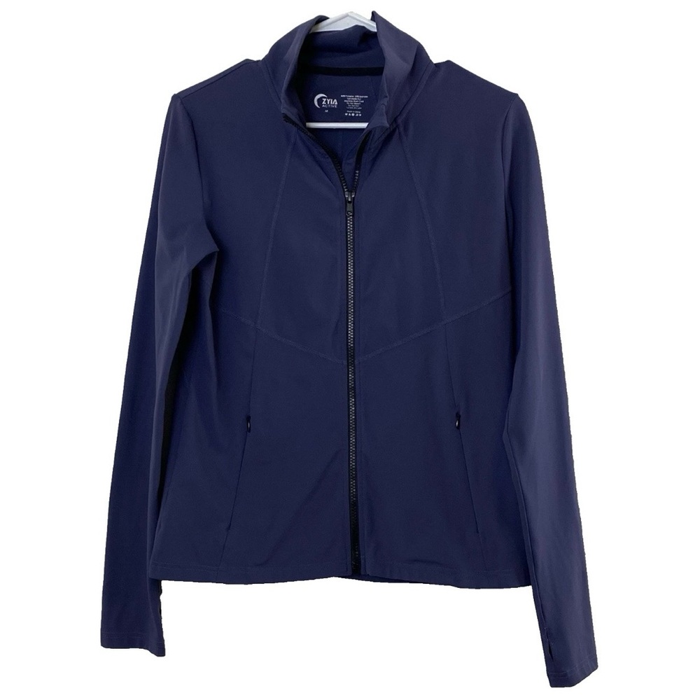 Zyia Active Long Sleeve Zip Front Jacket - Medium